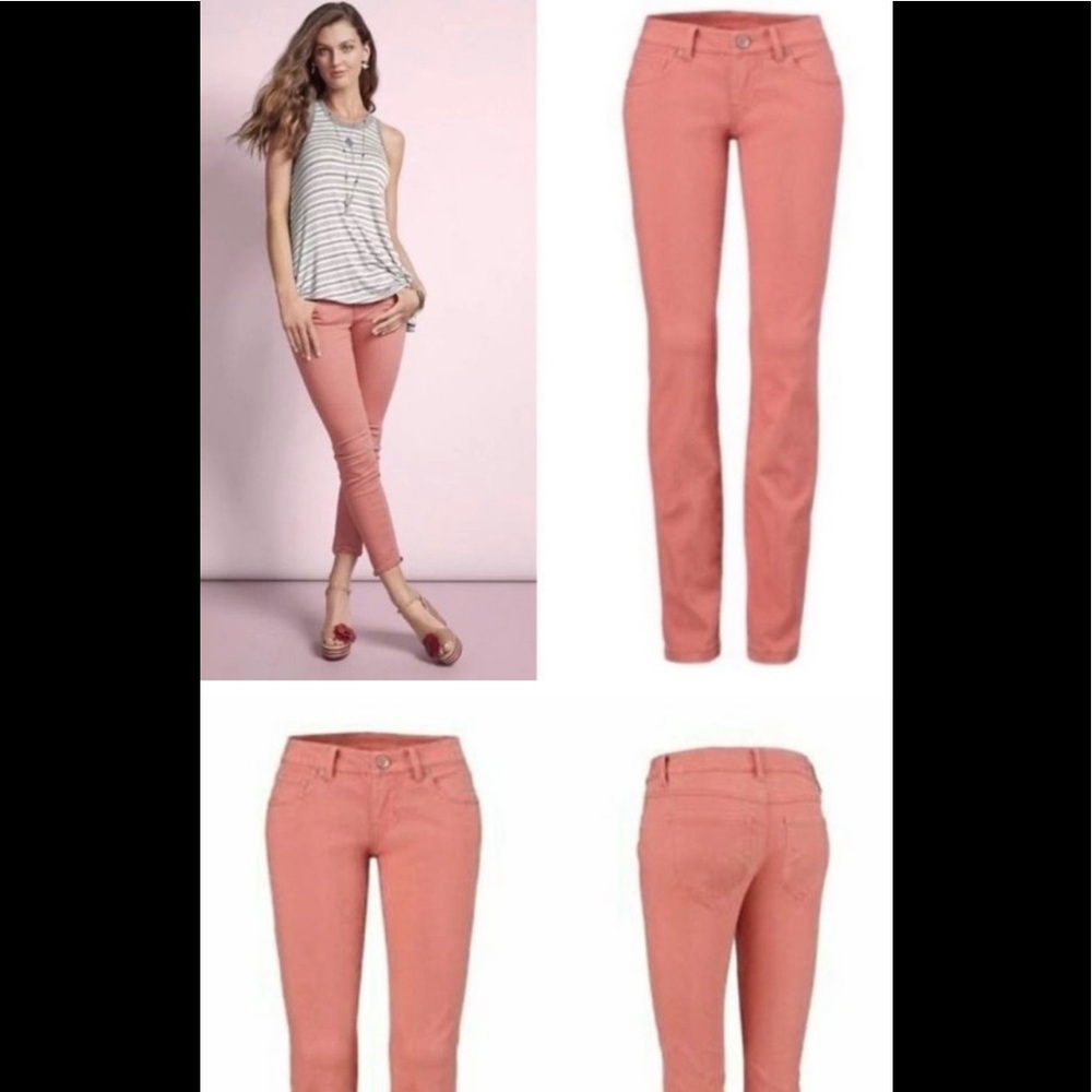 CAbi Brick Dust Curvy Skinny Jeans
